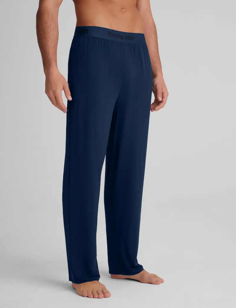 Men's Second Skin Luxe Rib Sleep Pant 1