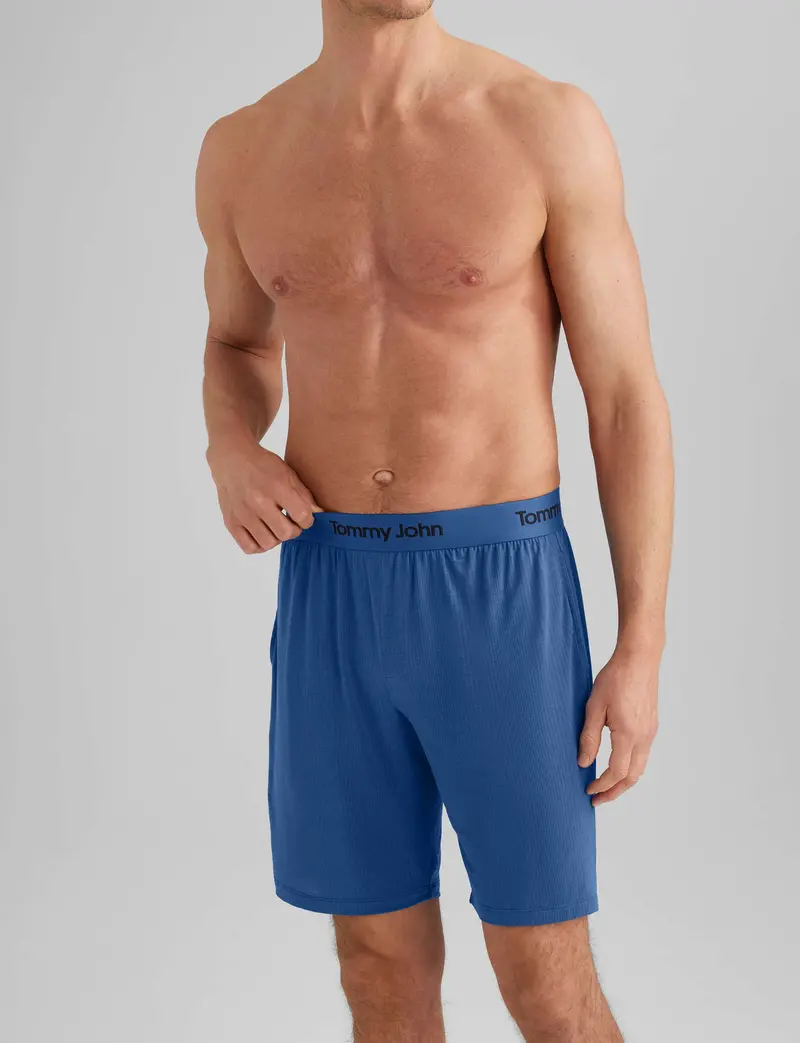 Men's Second Skin Luxe Rib Sleep Short 1