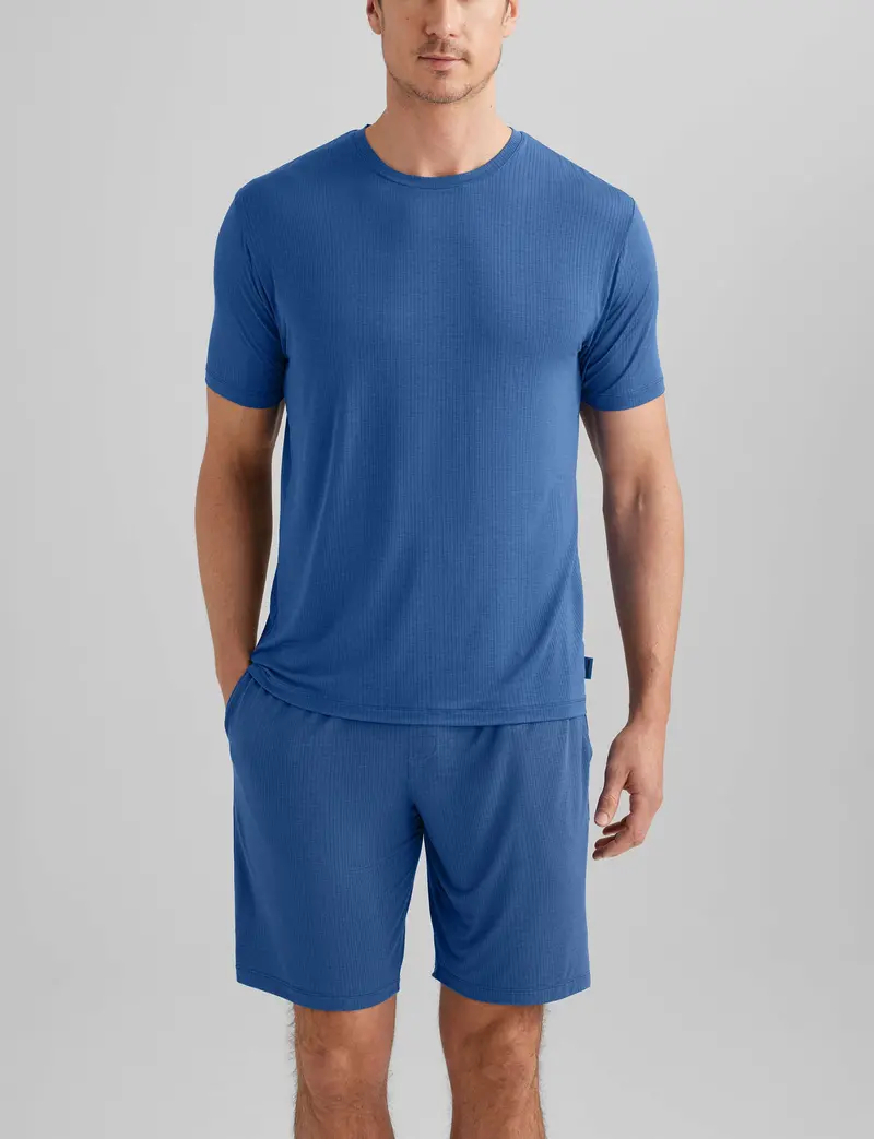 Men's Second Skin Luxe Rib Sleep T-Shirt 1
