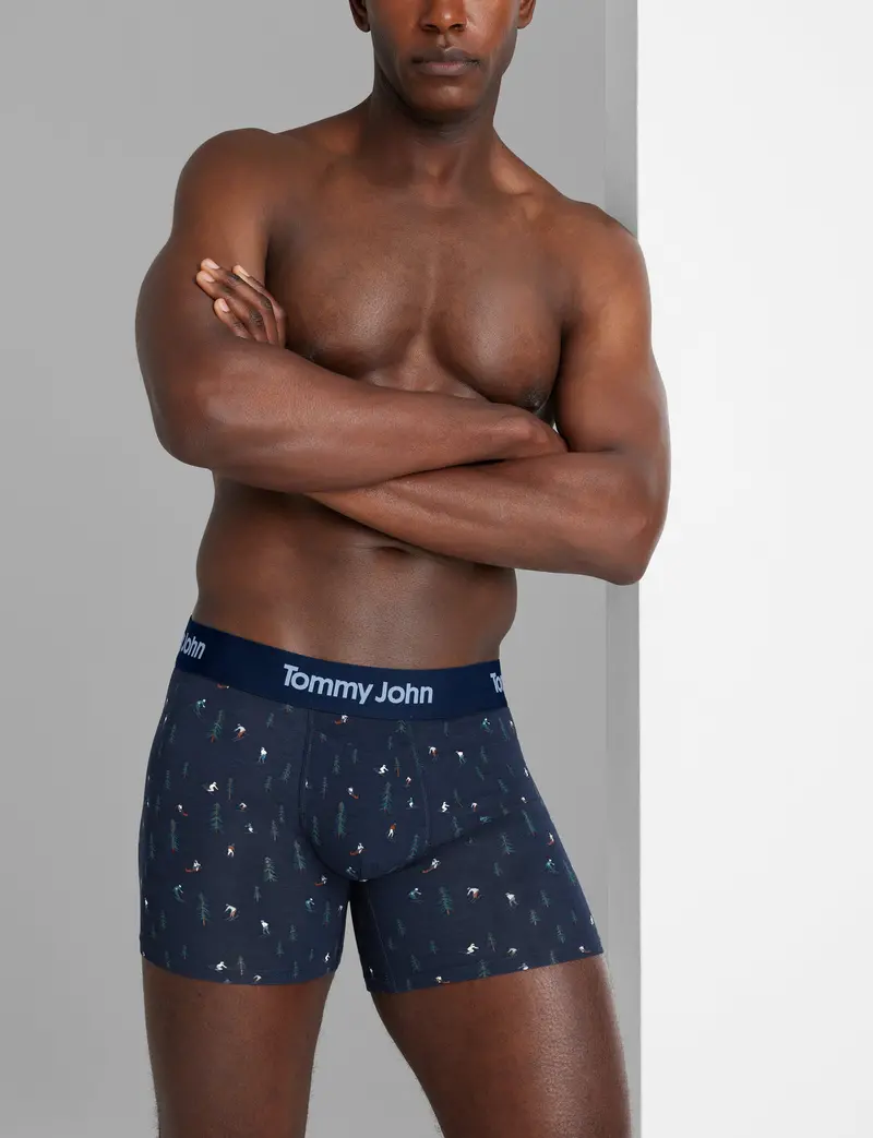 Men's Second Skin Trunk 4" Boxer Brief 4