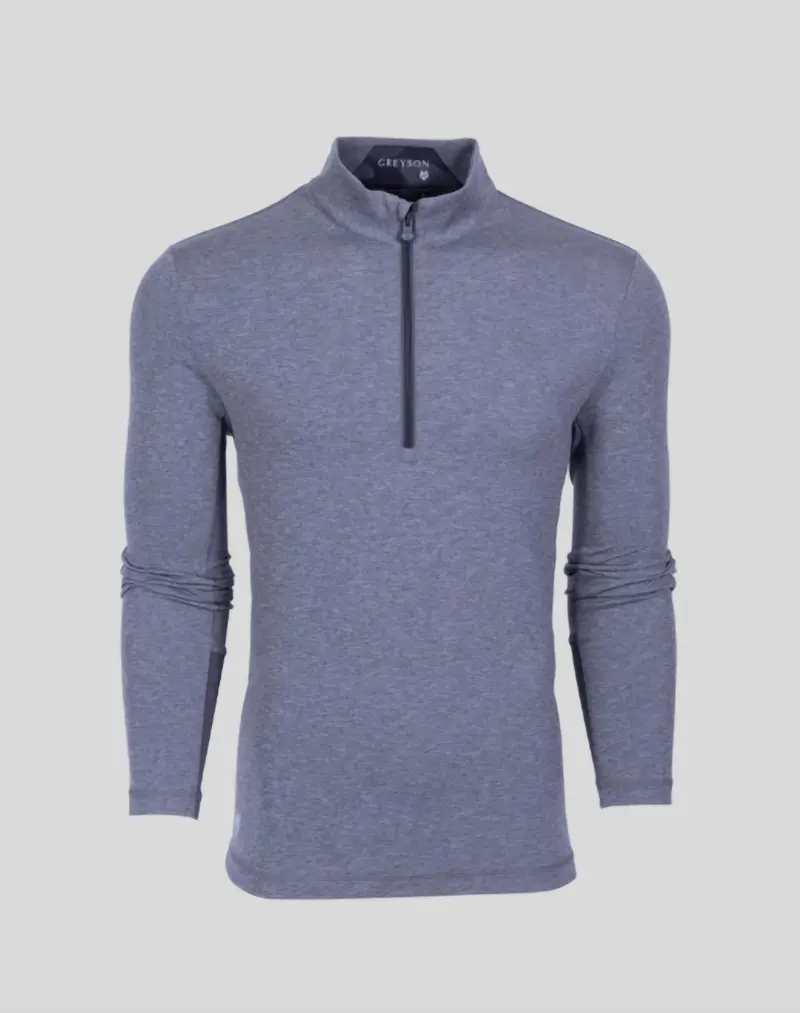 Men's Sequoia Quarter Zip Shirt In Gray 1