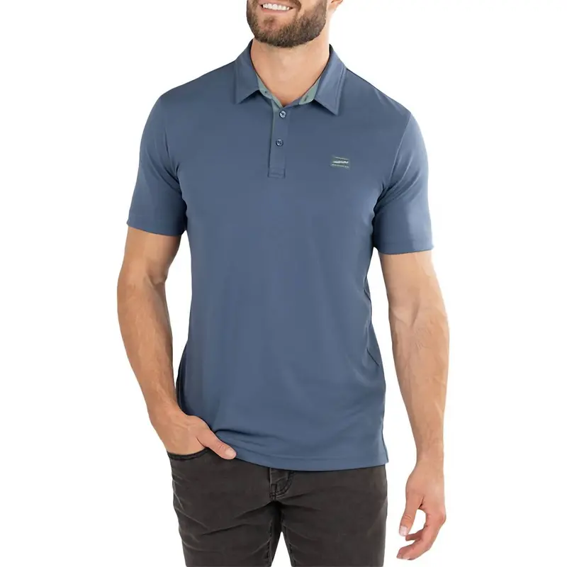 Men's Sky Peak Polo Shirt In Insignia/Vintage Indigo 1