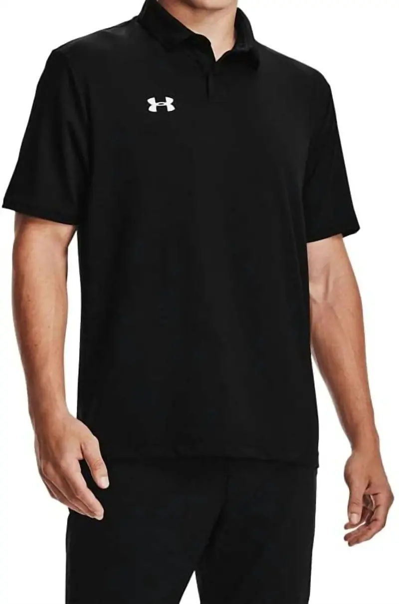 Men's Team Performance Polo In Black 1