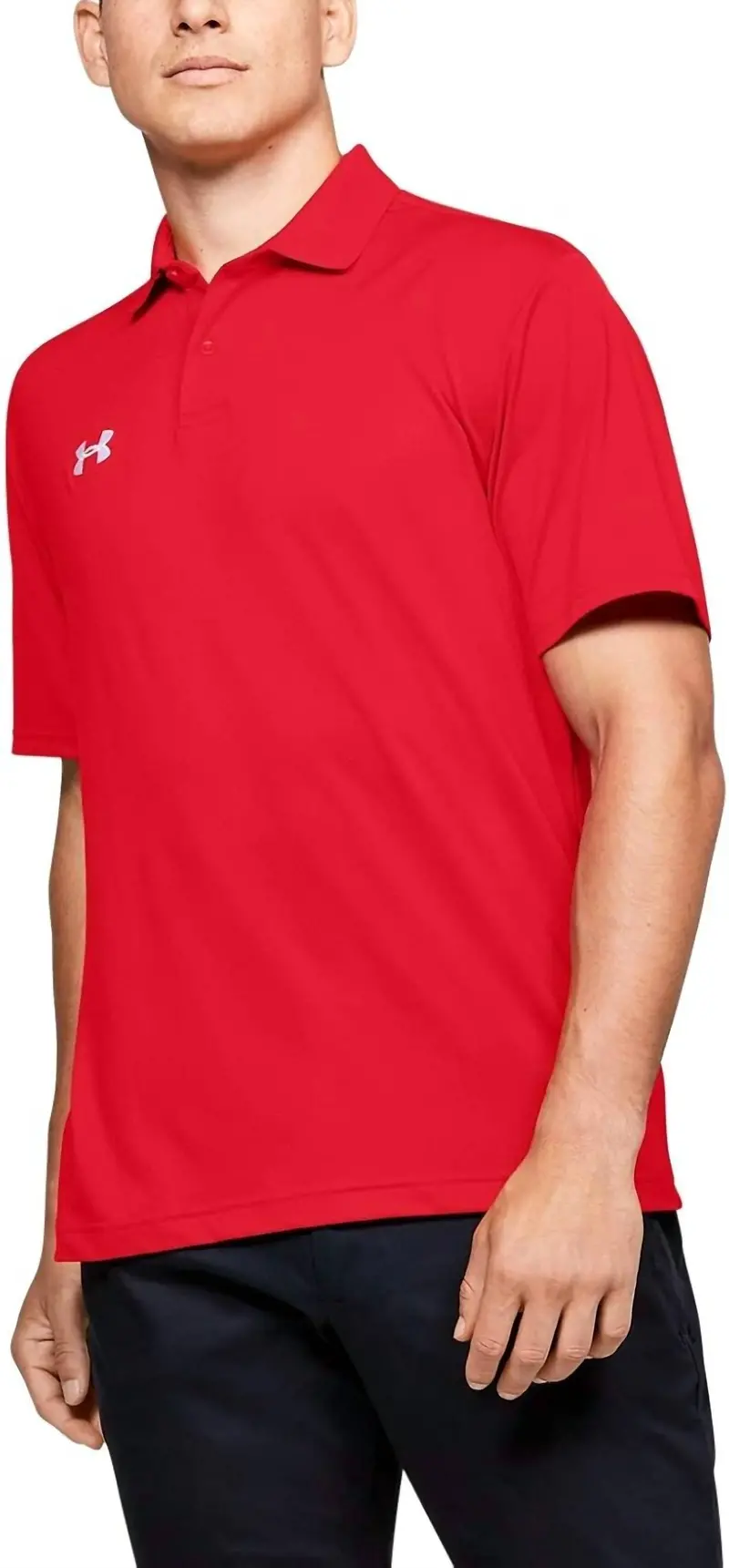 Men's Team Performance Polo In Red 1