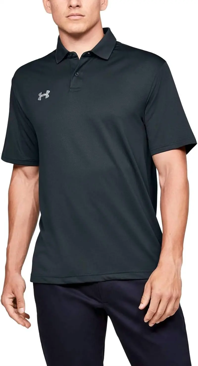 Men's Team Performance Polo In Stealth Grey 1