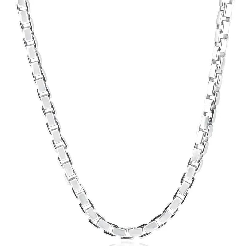 Men's Tight Box 14K Gold (104Gram) Or Platinum (195Gram) 6Mm Link Chain Necklace 24" 1