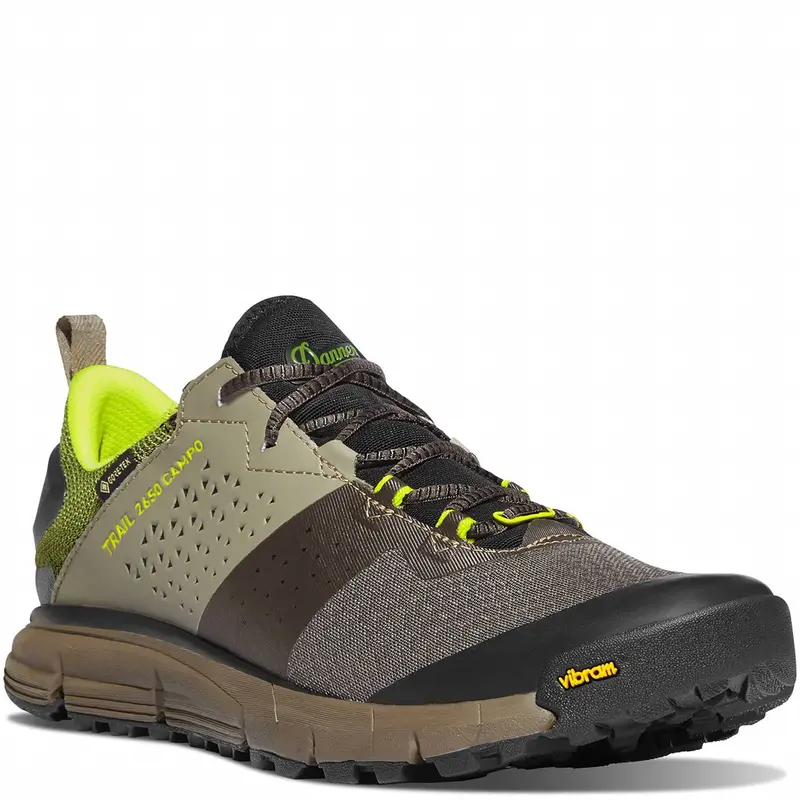 Men's Trail 2650 Campo Gtx Shoes In Brown/Meadow Green 1