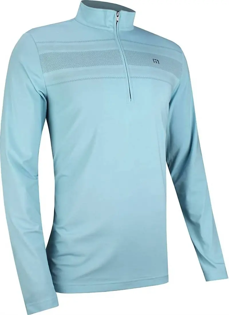Men's Trout Of This World Pullover Top In Heather Delphinium 1