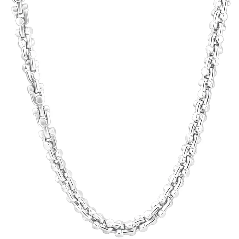 Men's U-Shape 14K Gold (126Gram) Or Platinum (236Gram) 7Mm Link Chain Necklace 24" 1