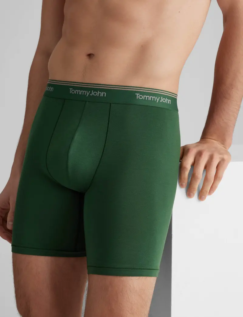 Men's Ultra Soft Flex Mid-Length Boxer Brief 6" 1