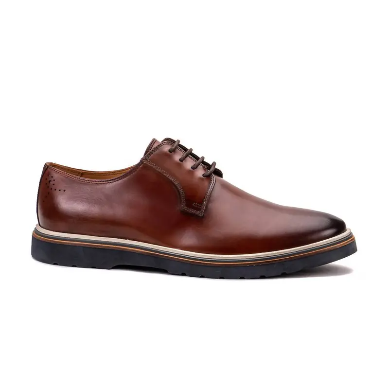 Men's Verona Derby Dress Shoe In Whiskey 1