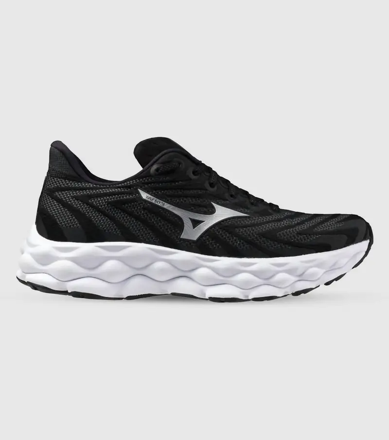 Men's Wave Horizon 8 Running Shoes In Black/ White 1