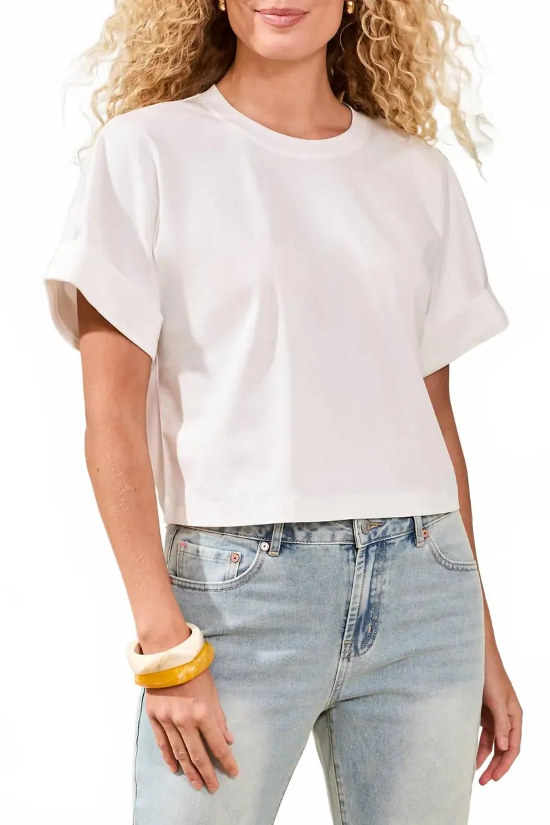 Mercer Tee In White 1