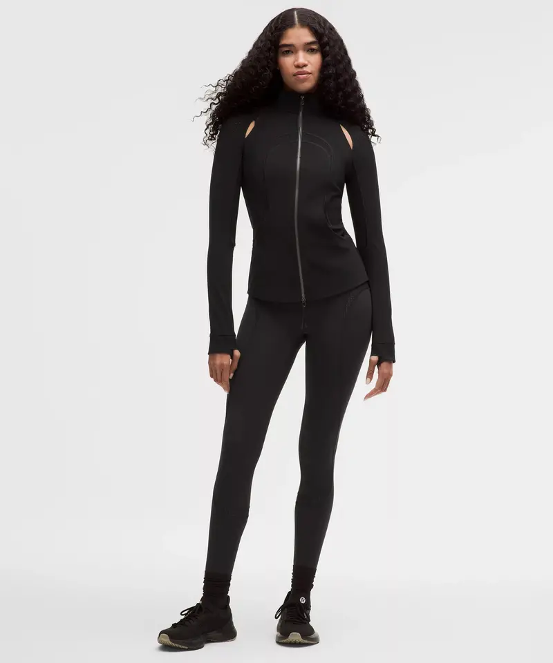 Mesh Panelled High-Rise Tight 28" 1