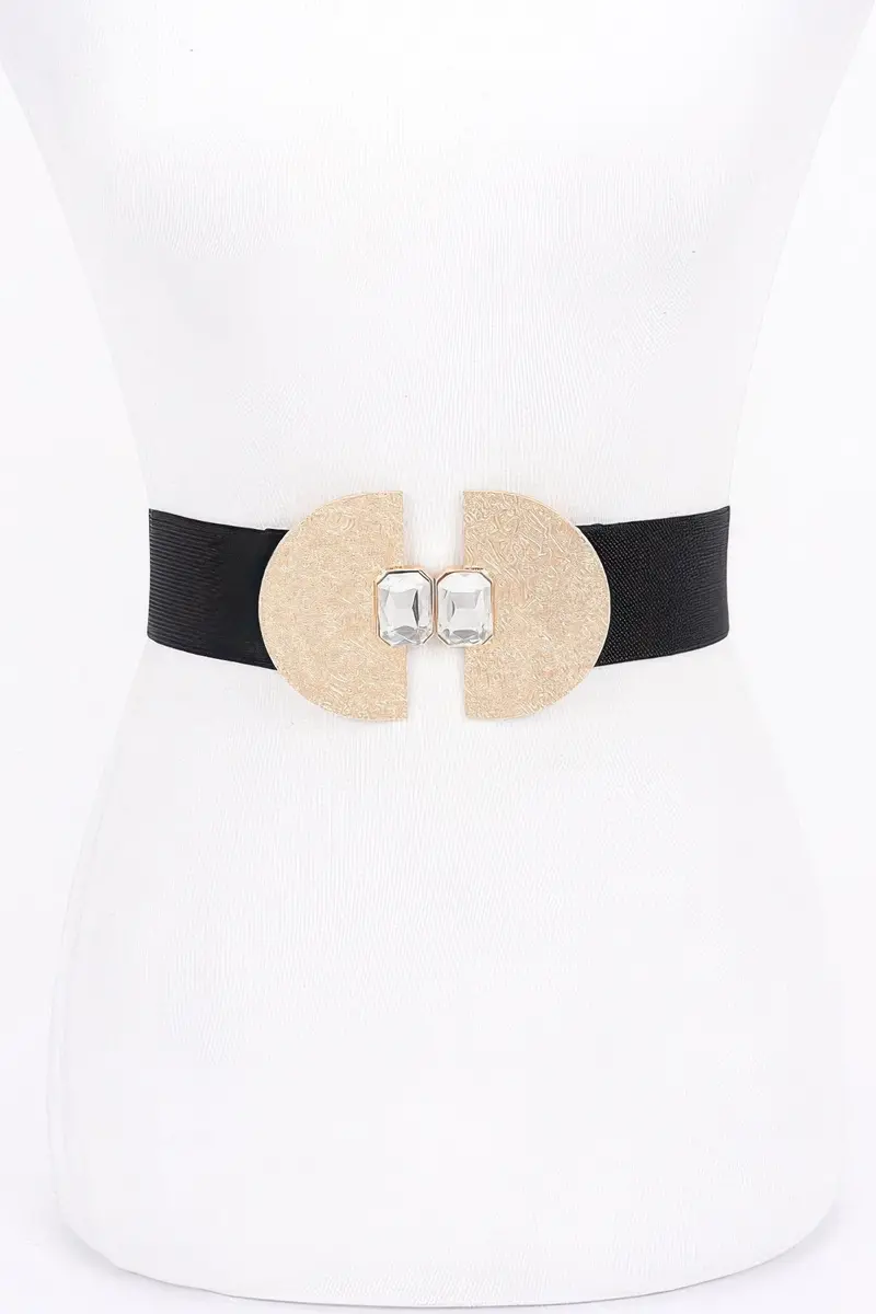 Metal Buckle Elastic Belt 1
