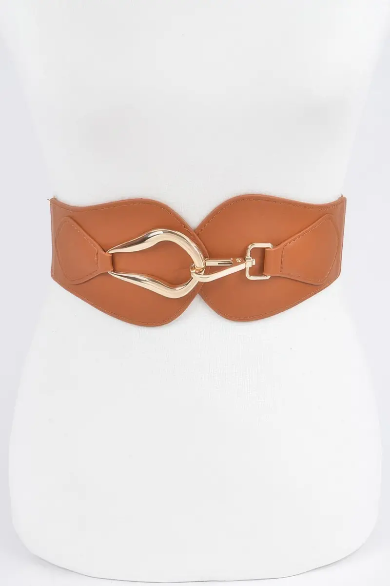 Metal Buckle Elastic Belt 1
