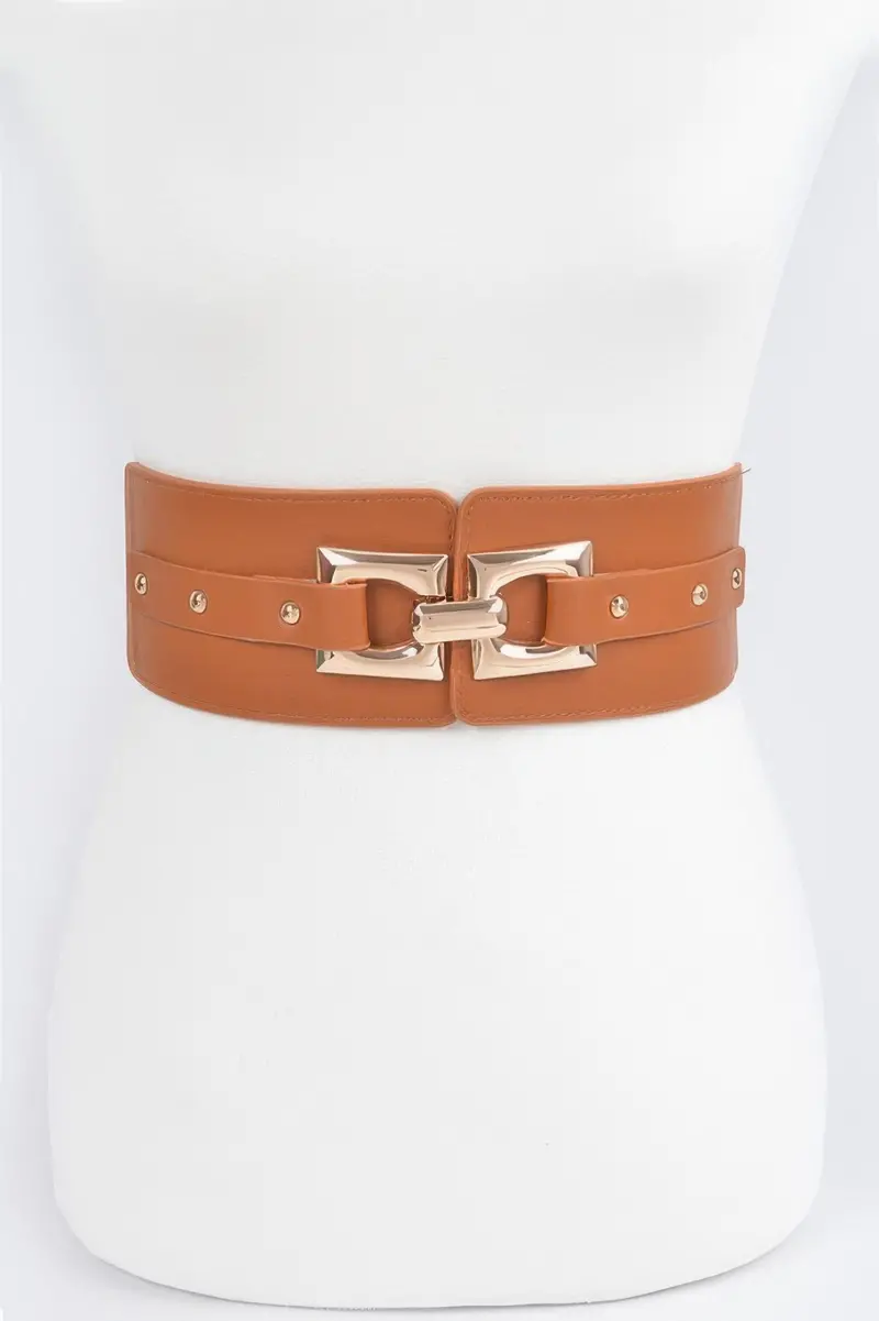 Metal Buckle Elastic Belt 1