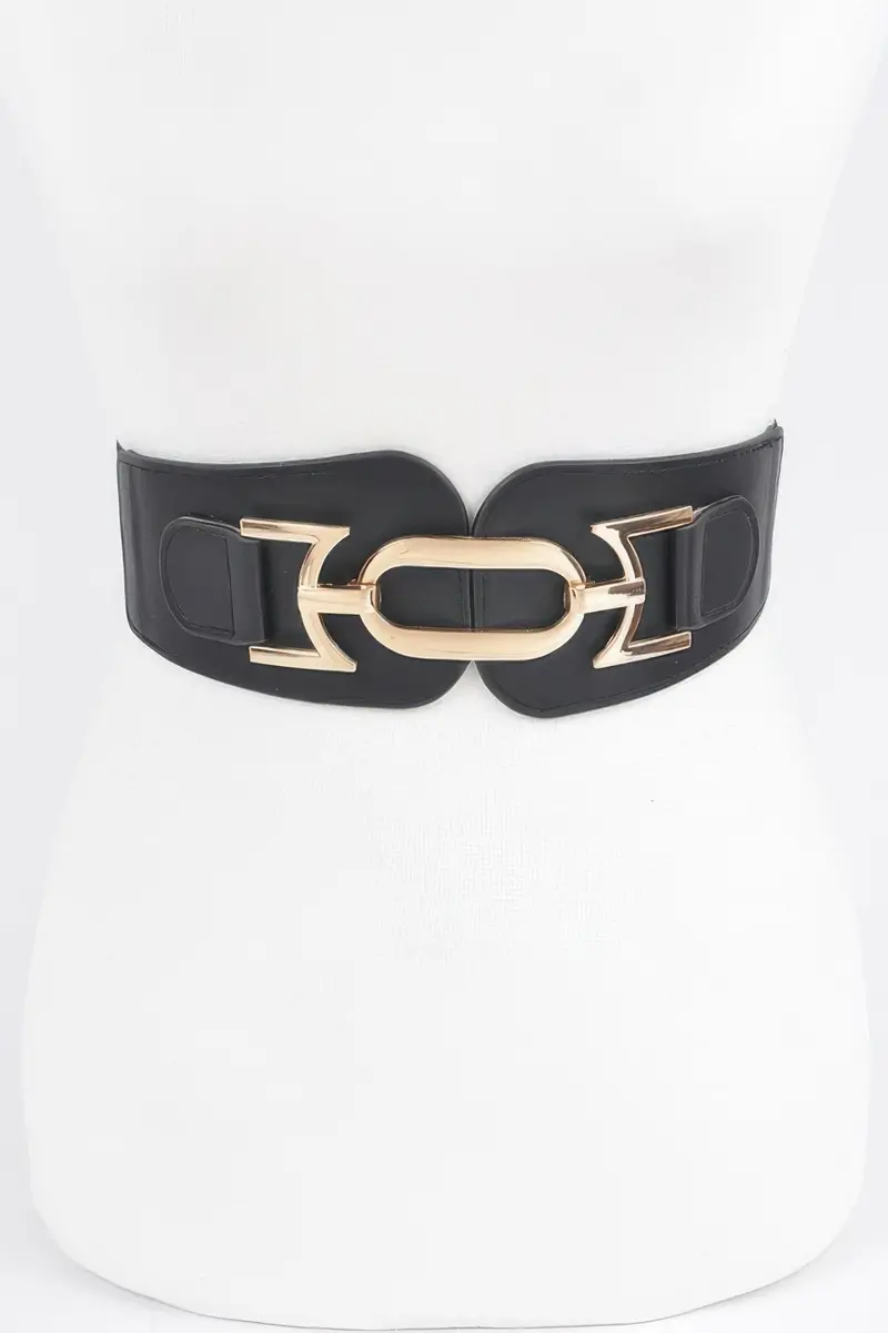 Metal Buckle Elastic Belt 1