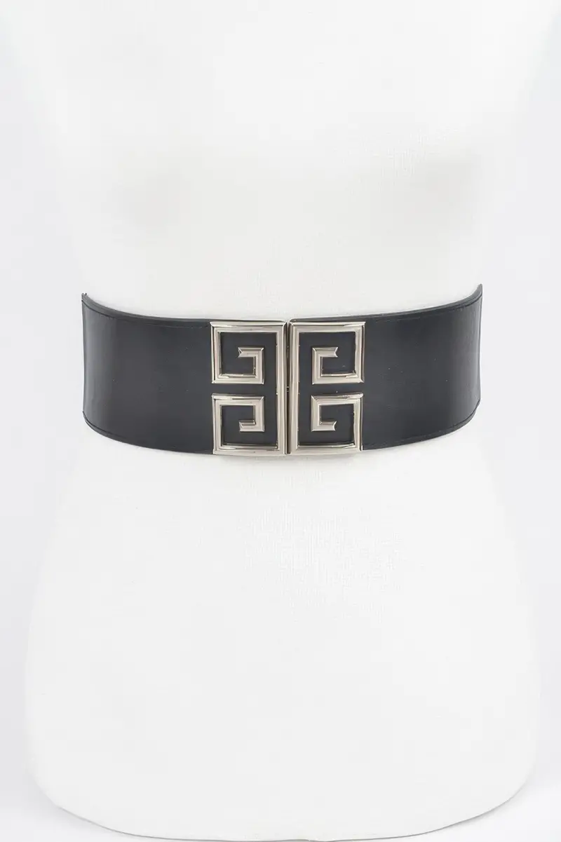 Metal Buckle Elastic Belt 1