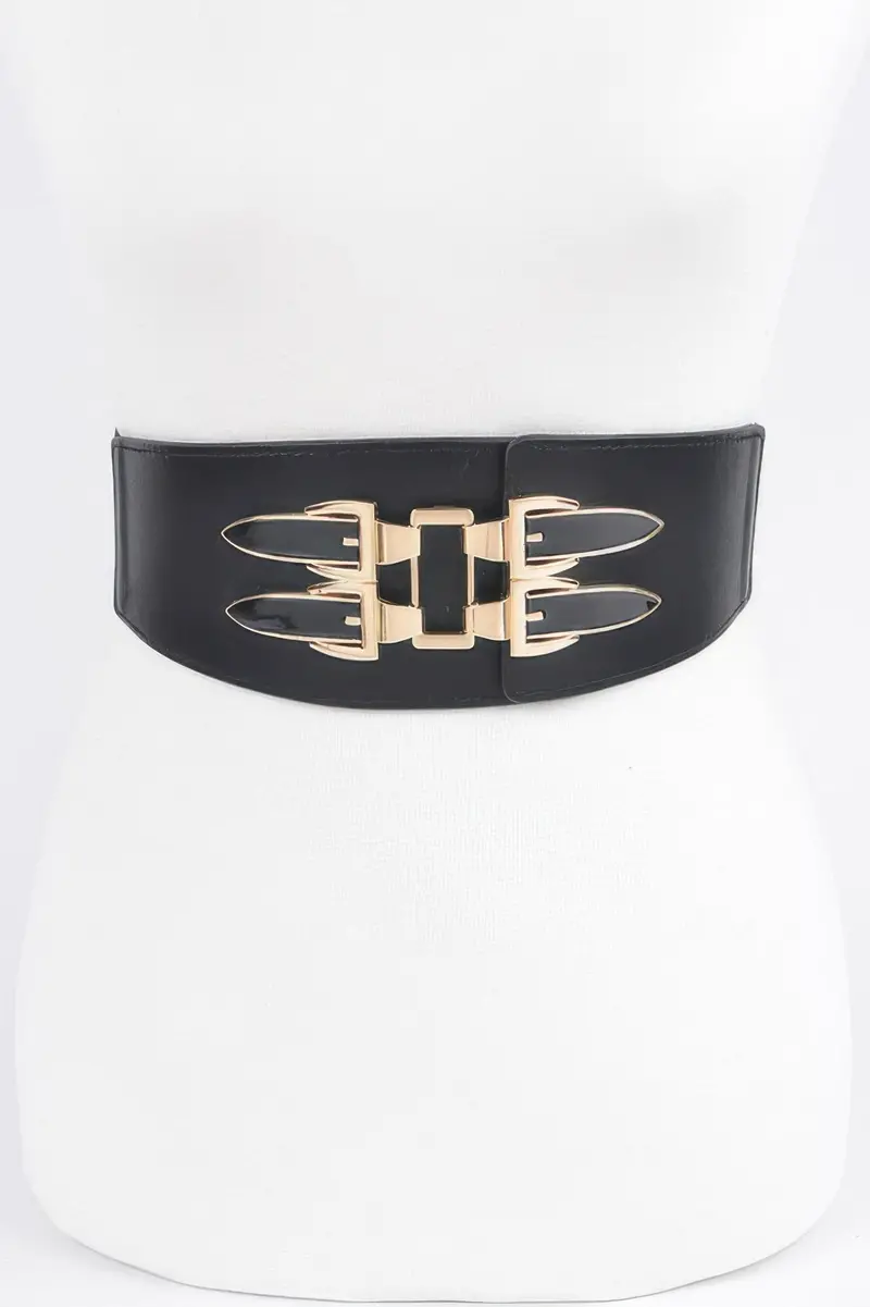 Metal Buckle Elastic Belt 1
