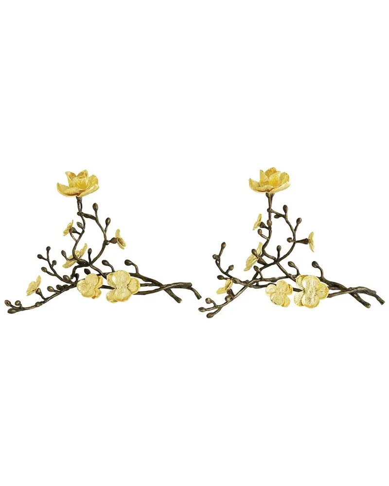 Michael Aram Gold Orchid Candleholder 1