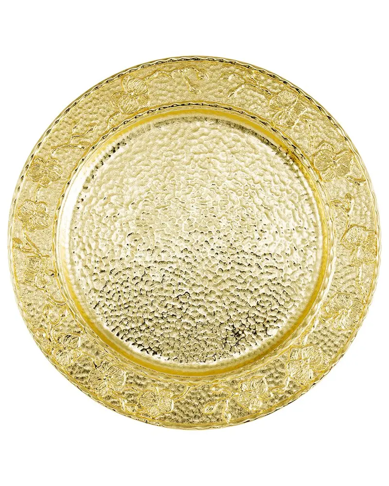 Michael Aram Gold Orchid Plate 1