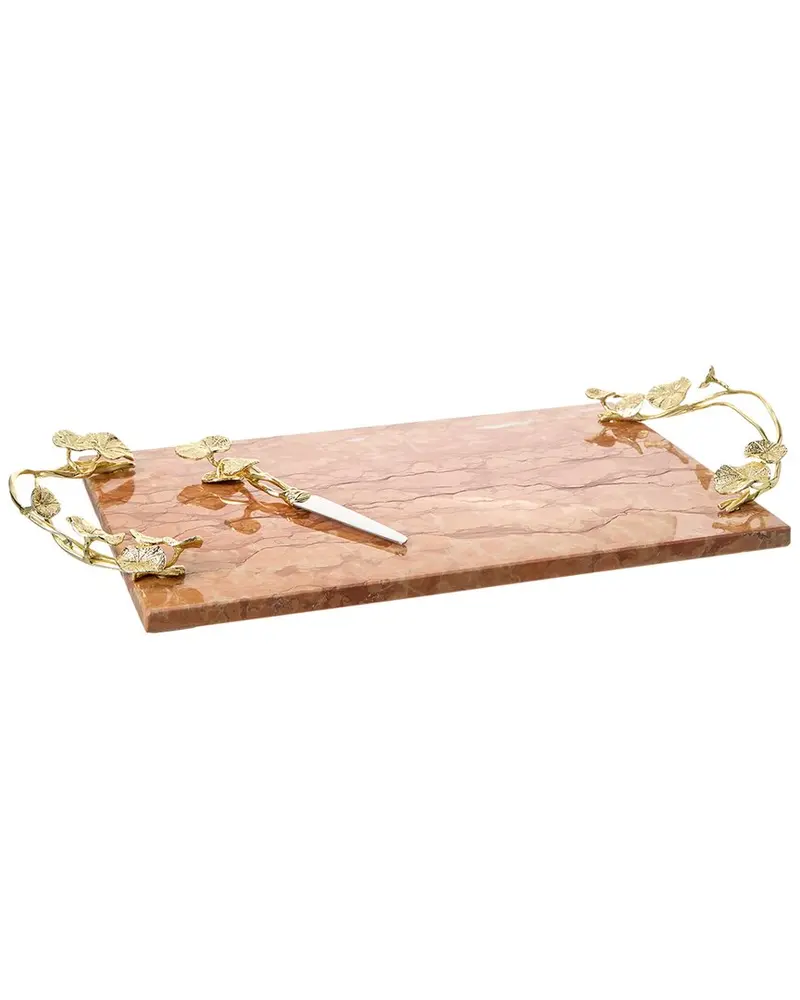 Michael Aram Monet's Garden Cheeseboard & Knife 1