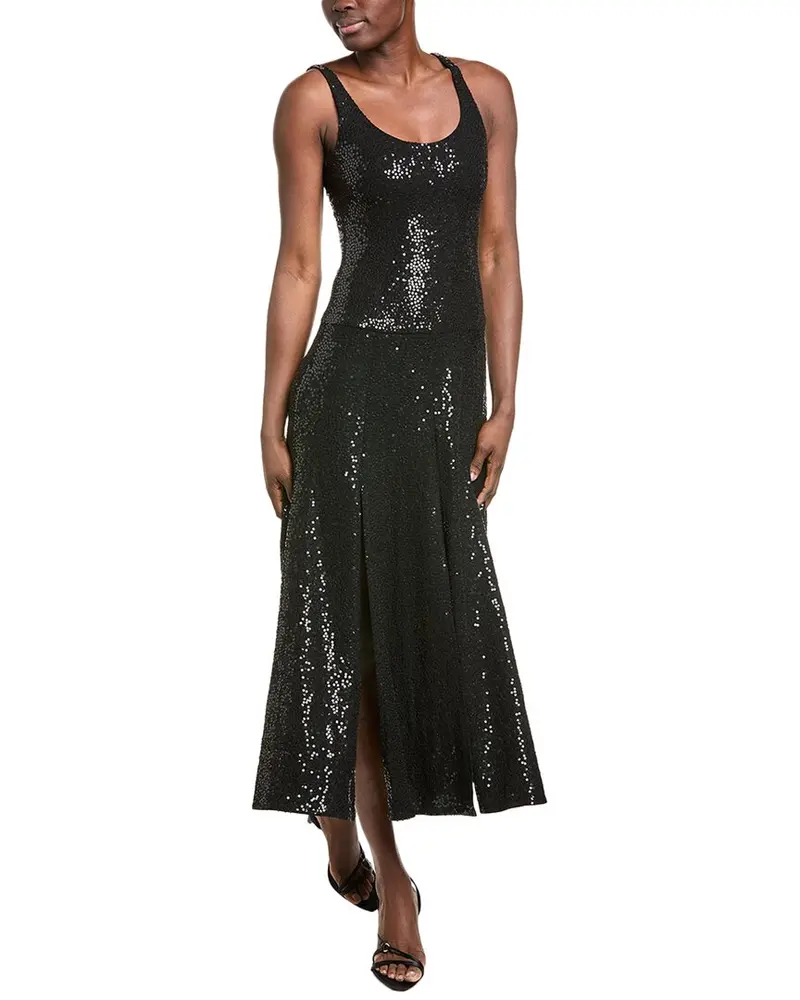 Michael Kors Collection Sequin Midi Tank Dress 1