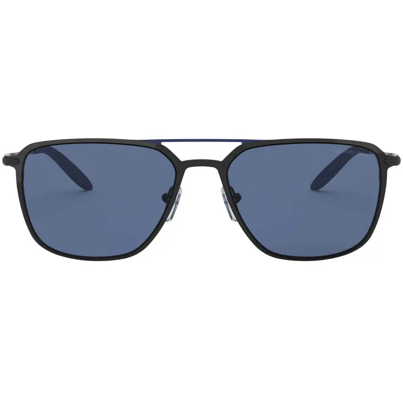 Michael Kors Men's 57 Mm Shiny Black Sunglasses 1