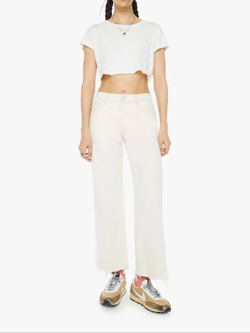 Mid Rise Maven Ankle Fray Jeans In Act Natural 1