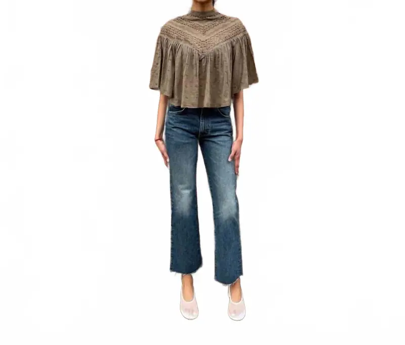 Mikki Blouse In Military Green 1