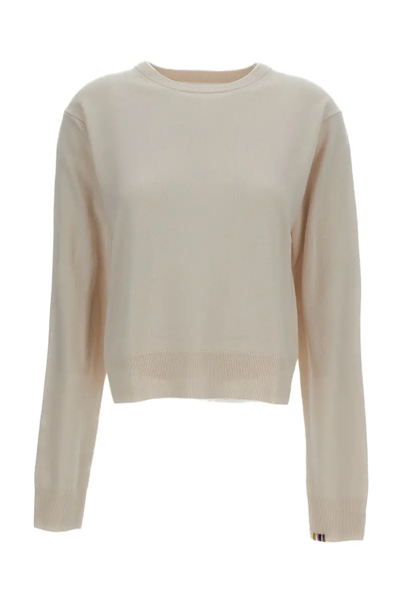 Milk White N.475 March Crew Neck Sweater 1