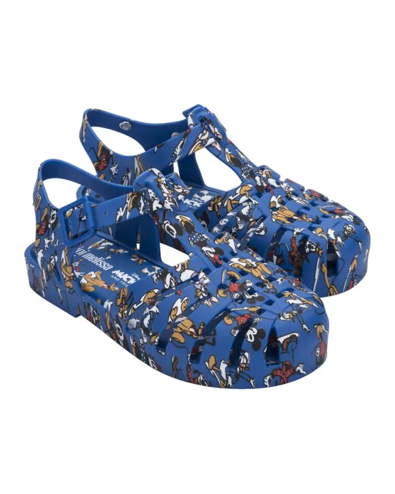 Mini Melissa Mini Print Mickey & Friends Sandal 1