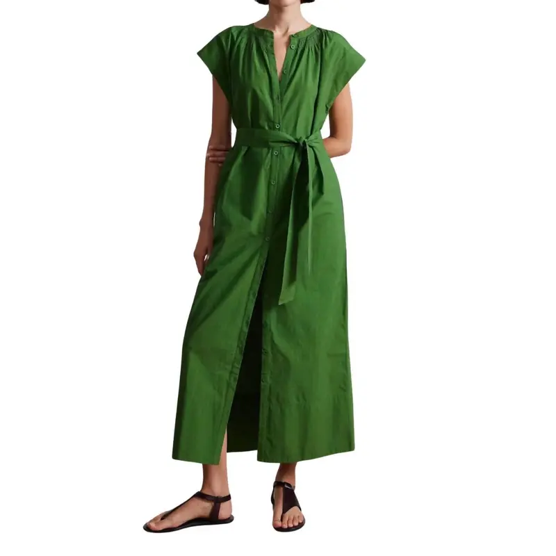 Mirada Maxi Dress In Green 1
