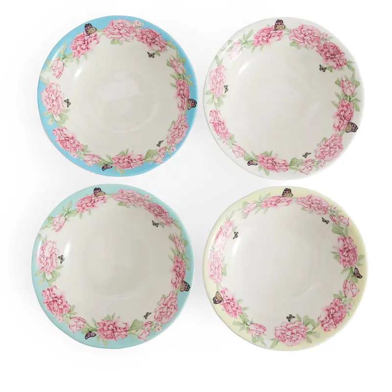 Miranda Kerr  Everyday Friendship Pasta Bowl 4 Piece Set, Mixed Pattern 1