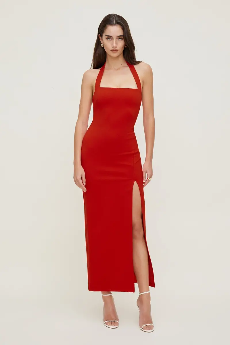 Miya Ponte Maxi Dress 1