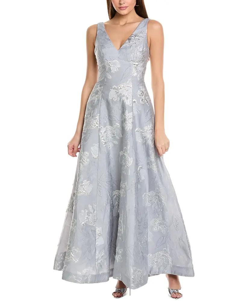 Ml Monique Lhuillier Madeline Jacquard Gown 1