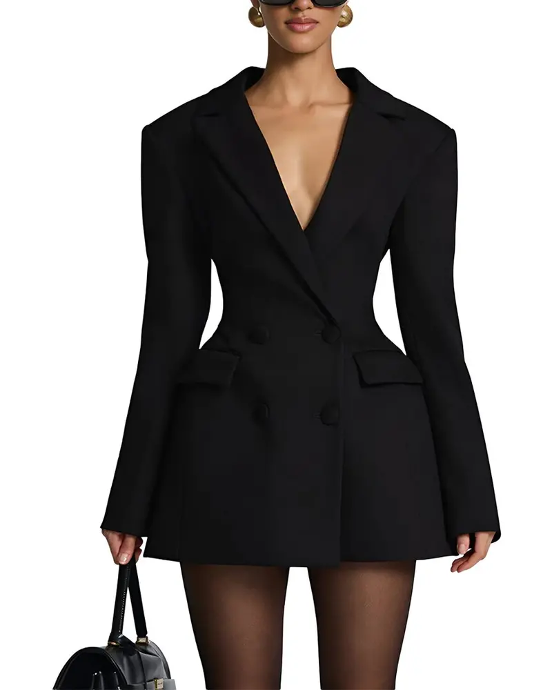 Monique Lagarde Solid Mini Dress 1