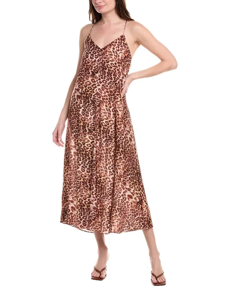 Monte And Lou Chia Silk-Blend Sundress 1