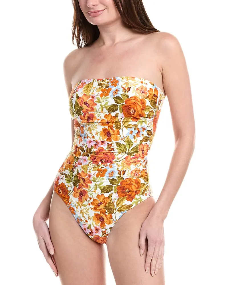 Monte And Lou Evie Ruched Bandeau One-Piece 1