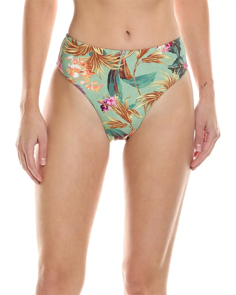Monte And Lou High-Waist High-Leg Bikini Bottom 1