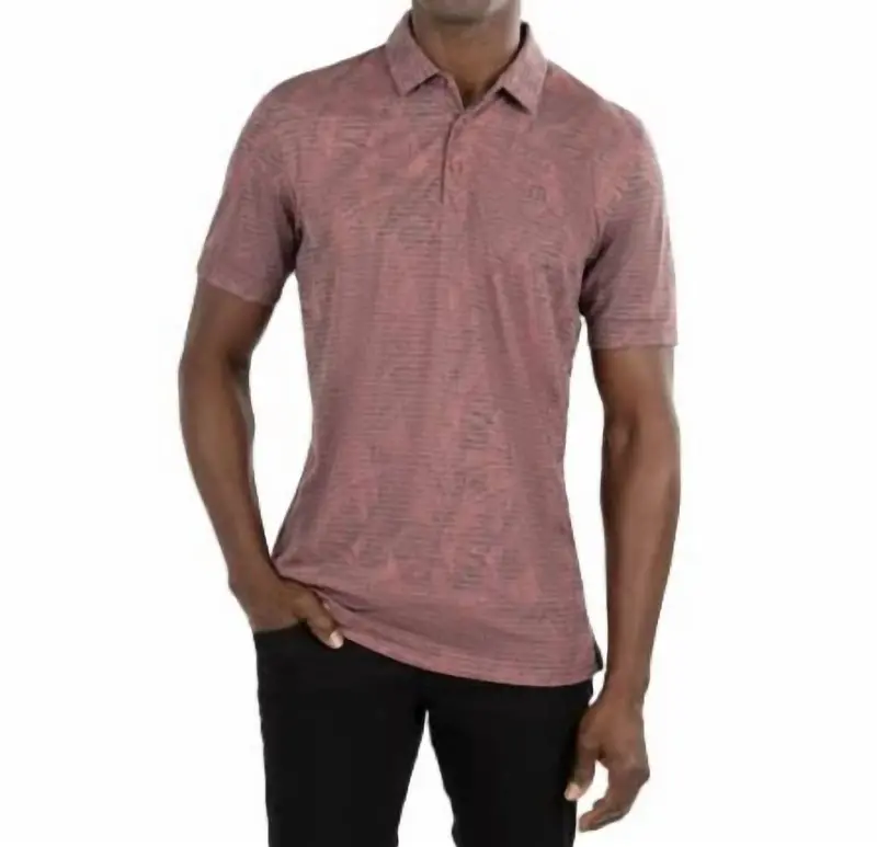 Moonrise Polo Shirt In Roan Rouge 1