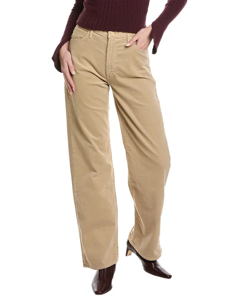 Mother The Dodger Sneak Taos Taupe Straight Leg Jean 1