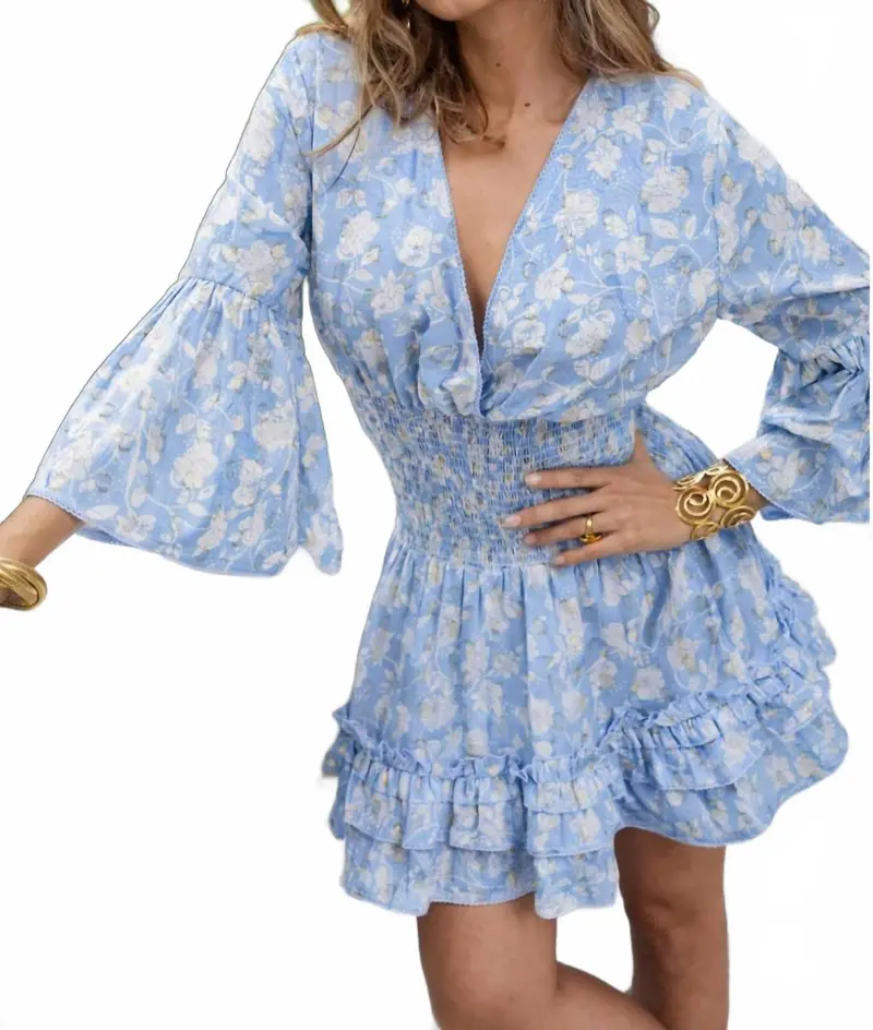 Nani Mini Dress In Blue 1