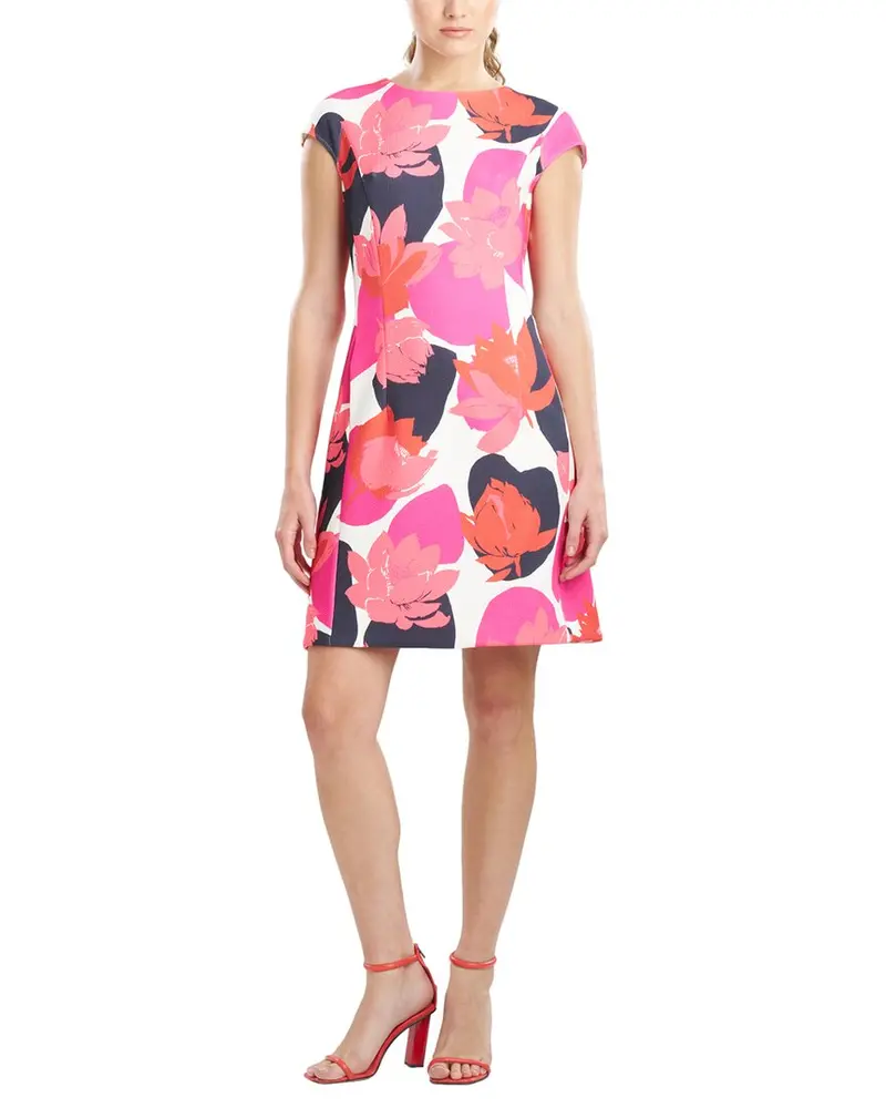 Natori Short Sleeve Lotus Dress 1