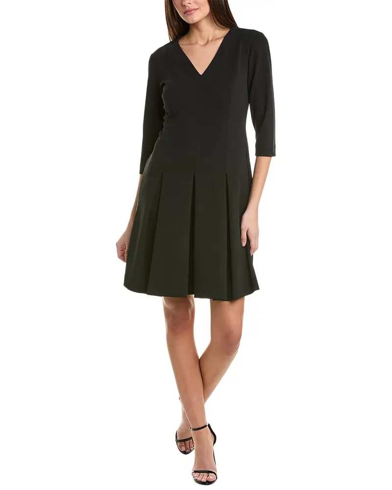 Natori Sold Knit Crepe Dress 1