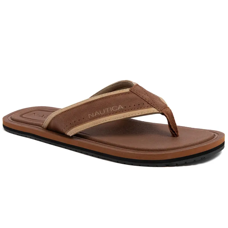 Nautica Mens Logo Flip-Flop 1