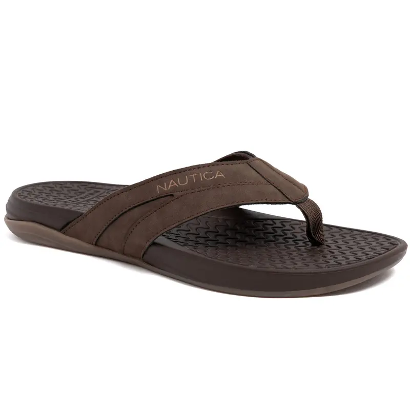 Nautica Mens Logo Flip-Flop 1