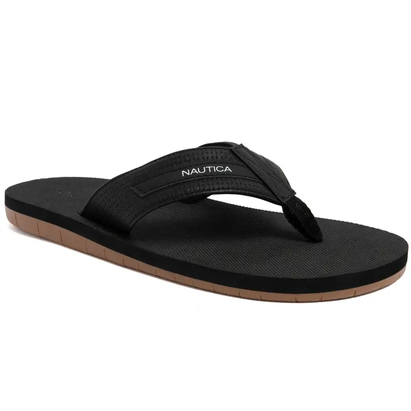Nautica Mens Logo Flip-Flop 1