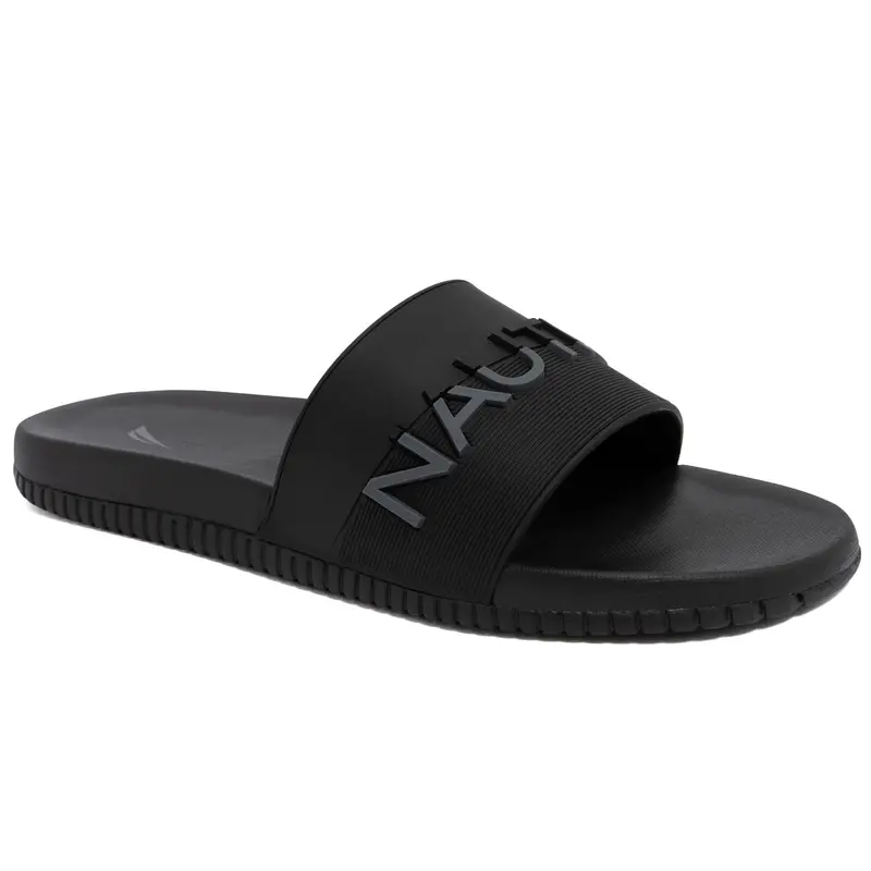 Nautica Mens Logo Slide Sandal 1